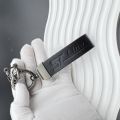 Leather Keychain STline ST Logo Keyring ST Line Key Chain For Ford Puma Kuga Edge Ecosport Mondeo Focus Fiesta ST Line Keychain. 
