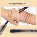 Microblading Eyebrow Pen Waterproof Fork Tip Eyebrow Tattoo Pencil Long Lasting Professional Fine Sketch Liquid Eye Brow Pencil.