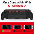 Hand Grip Case For Nintendo Switch 2 With Stand Holder Anti-Slip Protective Case with 5 Game Card Slots for Switch 2 Accessories.