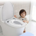 Children's Portable Folding Travel Toilet Seat With Non-Slip Silicone Pad Potty Training Seat for Toddlers, Boys and Girls.
