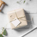 1roll White Matte Wrapping Paper Gift Wrapping Paper Pearlescent Milky White Packaging Birthday Wrapping Paper,Christmas Decorat.