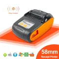 Mini 58mm Thermal Portable Receipt Wireless Ticket Printer  Portable Mobile Bluetooth For Android IOS Thermal Bill Printer. 