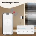 MOES Tuya ZigBee Smart Glass Touch Curtain Switch RF App Wireless Control Fireproof Neutral Wire Required With Alexa  Home. 