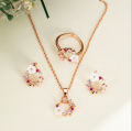 Korean Style Ins Style Fresh Butterfly Flower Shell Necklace Women's Fashionable New Clavicle Chain Cross-border Domestic Hot Sale. 