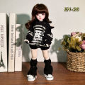 Fashion Casual Suit 30cm BJD Doll Clothes for Girls Dress Up Accessories  1/6 Scale Doll Outfit. 