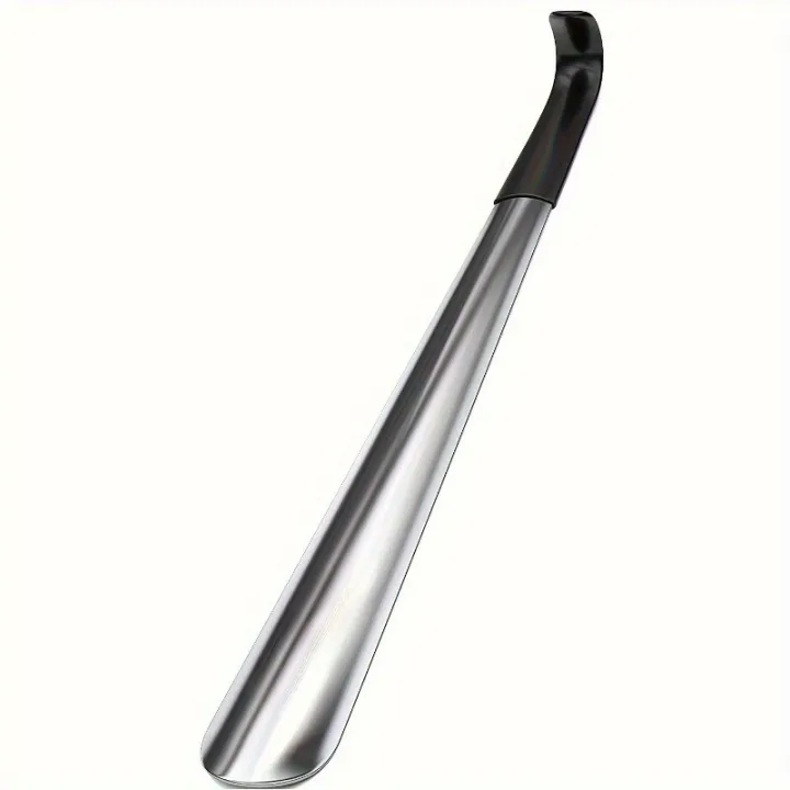 1pc%2016.5-inch%20Stainless%20Steel%20Pair%20Shoehorn%20With%20A%20Black%20Handle%20Makes%20It%20Easy%20To%20Wear%20Shoes%20Without%20Bending%20Over%20-%20Image%207