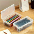 1pc Lightweight Translucent Pencil Case: Big Capacity & Frosted Design - Perfect For School Supplies, Student Pencil Case, Pract.