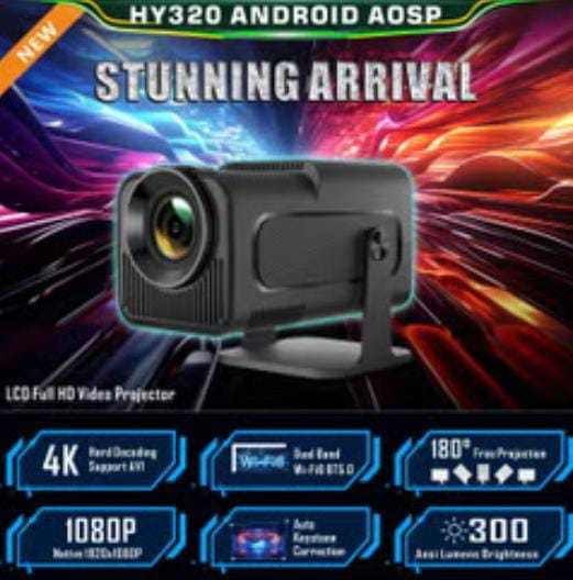 HY320%20mini%20portable%20projector%204K%20200%20ANSI%20smart%20projector,%20with%20WiFi%206%20BT%205.0%20screen%20adjustment%20180-degree%20rotation%20built%20in%20Android%2011.0%20OS%20-%20Image%202