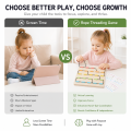Fun and educational rope toy, hand-eye coordination training, baby early education enlightenment game 3+. 