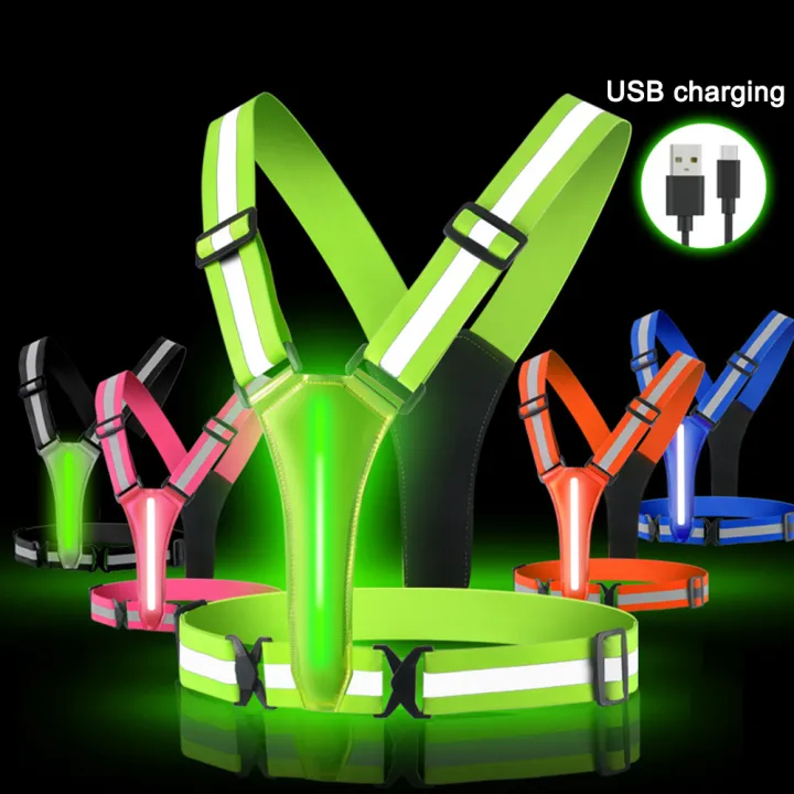 LED%20Running%20Vest%20USB%20Rechargeable%20Reflective%20Security%20Vest%20Adjustable%20Night%20Running%20Riding%20Clothing%20High%20Visibility%20Elastic%20Band%20-%20Image%203