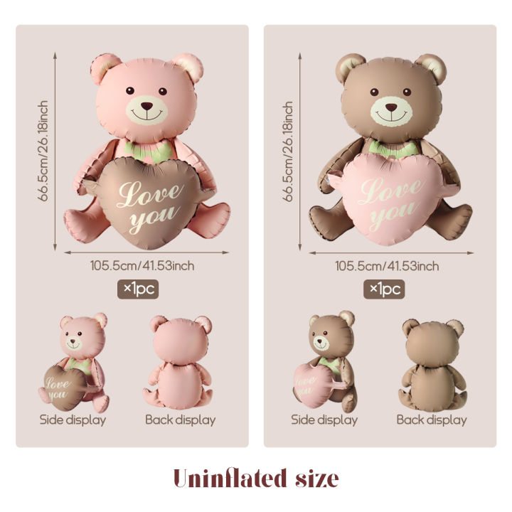 3D%20Lying%20Cartoon%20Matte%20Heart%20Bear%20Aluminum%20Film%20Balloon,%20Suitable%20for%20Birthday%20Party,%20Valentine's%20Day%20Decoration,%20Baby%20Shower%20-%20Image%206