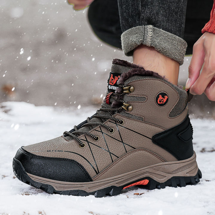 Autumn%20New%20High%20Top%20Sneaker%20Men%20Winter%20Plush%20Warm%20Snow%20Boots%20Outdoor%20Anti%20slip%20Wear%20resistant%20Mountaineering%20Hiking%20Footwear%20-%20Image%205