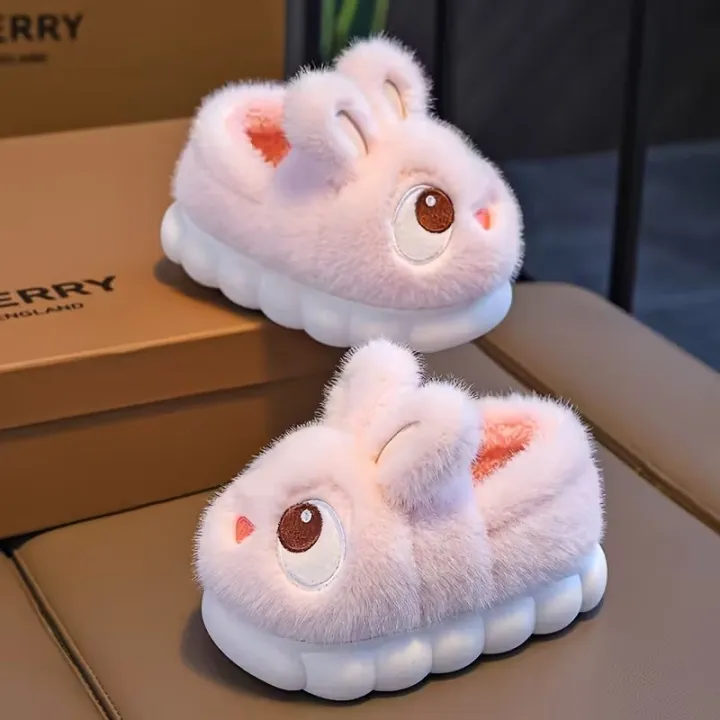 Boys%20&%20Girls%20Autumn%20Winter%20Cotton%20Slippers%20Kids%20Slip-On%20Warm%20Shoes%20Cute%20Rabbit%20Non-slip%20Soft%20Comfortable%20Plush%20Home%20Indoor%20Shoes%20-%20Image%205