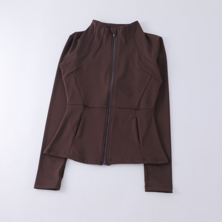 New%20yoga%20wear%20ladies%20coat%20round%20high%20elastic%20loose%20exercise%20yoga%20fitness%20long%20sleeve%20stand-up%20collar%20%20yoga%20tops%20-%20Image%207