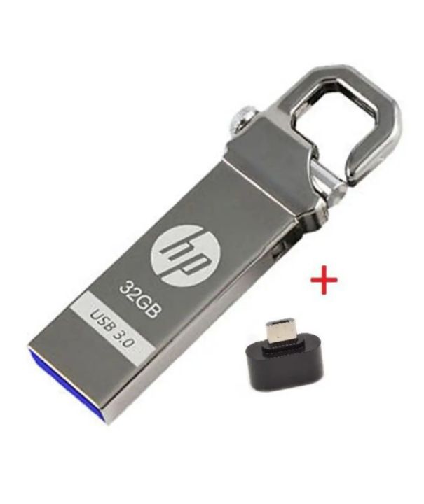 32GB/16GB/8GB HP USB Flash Drive With OTG Connector | 100% Orginal HP Flash Drive