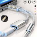 2 in 1 Type-C to 3.5mm. USB 3.1 Type-C USB-C male to 3.5 aux audio female jack cable for Android. 