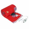 Fancy Electric King size Heated Blanket Two Step Control Thermostat Body Warmer Heater For Winter (color may vary). 