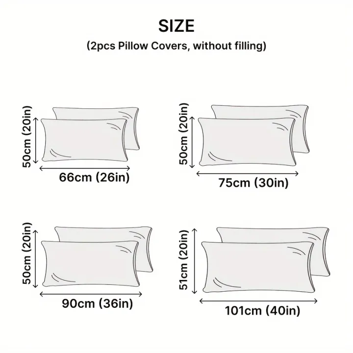 2pcs%20Zippered%20Waterproof%20Pillow%20Cover,%20Oil-resistant%20Knitted%20Pillow%20Protector%20for%20Bed%20Sleeping%20Pillowcase%20-%20Image%203