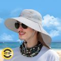 1/2/4PCS Summer Waterproof Fisherman HatOutdoor Hiking Fishing Sun Protection Hat Cycling Big Eave Neck Protection Sun Hat. 