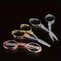 1Pcs Versatile Stainless Steel Folding Scissors - Retractable, Durable, and Portable for Travel,Outdoor & Daily Needs. 