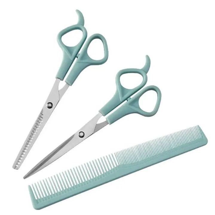 Haircut Scissors Set Household Hairdressing Scissors Thinning Shears Hair Cutting Barber Scissors Flat Tooth Scissor Comb