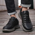 2025 New Men's Leather Casual Shoes Four Seasons Fashion Lightweight Business Shoes Men's Soft Sole Plus Size Men's Shoes 39-48.