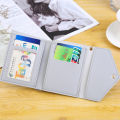 Wallet Women's 2024 New Short Style Tassel Pendant Litchi Pattern Money Clip Card Bag, Cute Zero Wallet in Hand. 