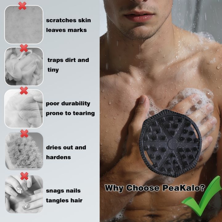 Silicone%20Body%20Scrubber,%20Loofah%20Double-Sided%20Body%20Brush,Shower%20Scrubber%20and%20Scalp%20Massager%20Shampoo%20Brush%20for%20All%20Kinds%20of%20Skin%20-%20Image%203