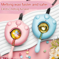 Cat Paw Shape Fire Wax Furnace Pot Set Warmer Melts Electric Heater Wax Beads Melting Seal Furnace Spoon Set For Wax Seal Stamp.