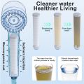 High Pressure Handheld Bath Brush 3 Mode Showerhead 4 In 1 Massage Shower Head Nozzle High Pressure with Filter. 