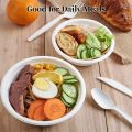 Disposable Paper Bowls Biodegradable Paper Bowls Family Party Picnic Soup Fruit Appetizers Desserts Household Food Containers. 