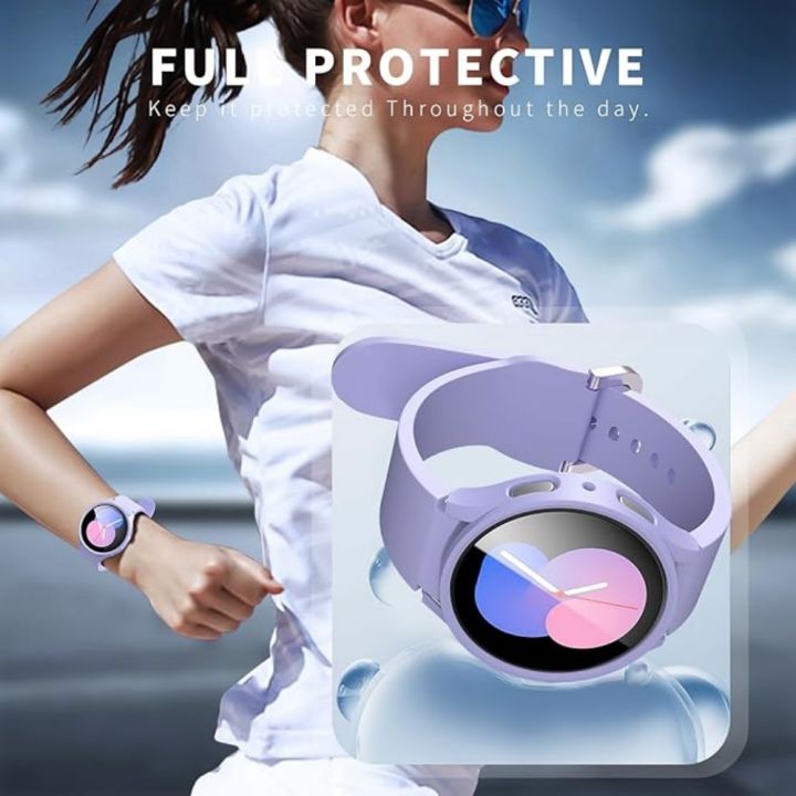 Case+Tempered%20Glass%20for%20Samsung%20Galaxy%20Watch%207%2040mm%2044mm%20Waterproof%20PC%20Matte%20Cover%20Protective%20Bumper%20Shell%20for%20Galaxy%20Watch%207%20-%20Image%204