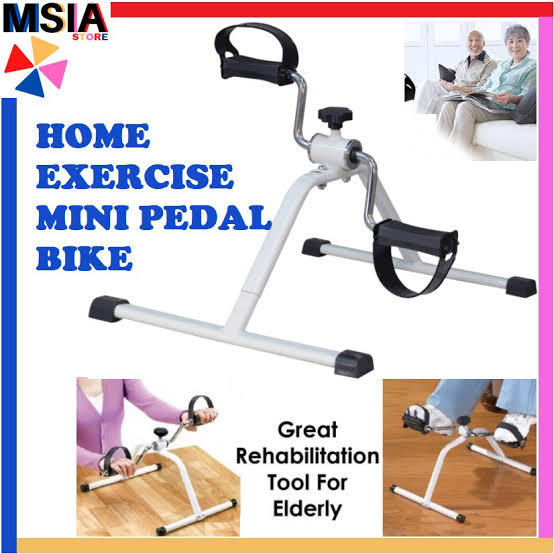 Mini Exercise Bike Bicycle Hand Foot Leg Cycle Pedal Exerciser Cardio Resistance Fitness Gym Rehabilitation Mini Bike
