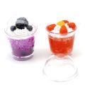 10Pcs Disposable Miniature Frappuccino Cup Home & Kitchen Ice Cream Cups Cover Lid Cake Decorating Plastic Baking Pastry Tools.