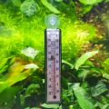 Aquarium Widescreen Built-in Glass Thermometer with Fahrenheit & Celsius Scale – Manual Aquarium Thermometer, Fish Tank Thermometer, Freshwater & Saltwater Thermometer, Analog Water Temperature Gauge with Suction Cup, Submersible Non-Digital Fish Tank Tem. 