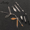 High Quality C3 Hands NH35 Green Luminous Watch Retro Silver Black Watches Pointers Parts Fit NH35/NH36/4R/7S Movement. 