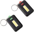 COB Mini Keychain Keyring Flashlight 3-Mode Waterproof Portable led Torch Light Lamp White Led Light. 