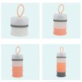 Portable Milk Powder Formula Dispenser Food Container Storage Feeding Boxes for Baby Kids Toddler 4 Grid Baby Food Storage Box. 