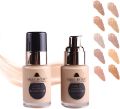 MISS ROSE Liquid Foundation with Glass Bottle,Smooth & Long-Lasting & Anti-Allergic Liquid,for for Combination/Oily Skin (Fair#) matte finish foundation, long-lasting liquid foundation hydrating face foundation, flawless skin foundation, (No Color Choice). 