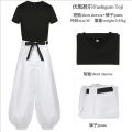 2026 Jujutsu JJK Manga Anime Fushiguro Toji Satoru Gojo Cosplay Costume T-shirt Pants Halloween Christmas. 