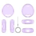 Shockproof Shell For Tamagotchi Uni Crystal Clear Protective Case Skin Accessory Set Includes Hanging Ring And Portable Lanyard. 