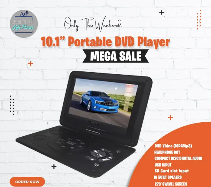 10.1" Portable DVD Player