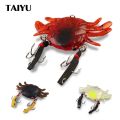 TAIYU Bionic Crab Fishing Lure 6g 13g Silicone Soft Bait Fake Baits For Squid Octopus Fishing Jig Head Lures Sea Fishing Tackle.