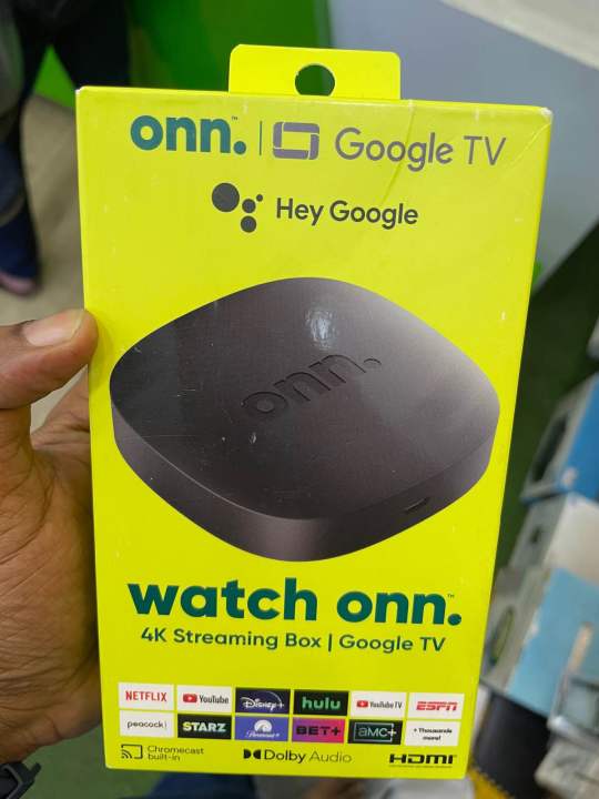 Onn. Google TV 4K Streaming Box