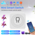 Tuya Smart WiFi Switch 2-way Control RF433Mhz Relay Receiver Automation Module 16A 20A Smart Life APP Control Alexa  Home. 