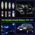 For Suzuki Grand Vitara Grand Nomade Escudo 2006 2007 2008 2009 2010 2012 2013 12pcs Car LED Kit Interior Dome Light Accessories. 