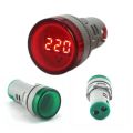 Digital panel indicator light with volt.