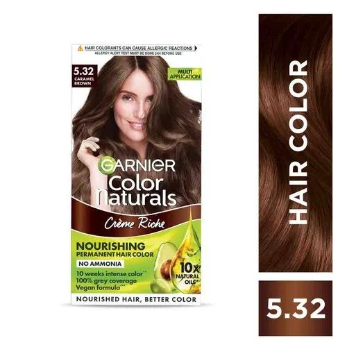 Color Naturals Shade 5.32 Caramel Brown 70ml+60g