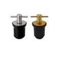 Boat Drain Plug 1'' or 1-1/4''Rubber&stainless steel or Brass Handle Deck Drain Plug Kayaking Dinghy Yacht. 