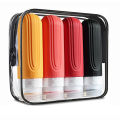 90ml/Set Silicone Travel Multicolour Cosmetic Bottles Empty Container Leakproof Refillable Bottle For Shampoo Conditioner Lotion. 